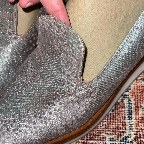 Free People Anthropologie silver Loafer 38 - Picture 14 of 14